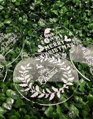 Personalized Christmas Ornaments - Laser Art MTL