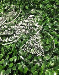 Personalized Christmas Ornaments - Laser Art MTL