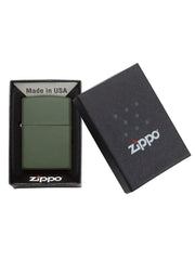 Zippo Green Matte | Custom Engrave - Laser Art MTL